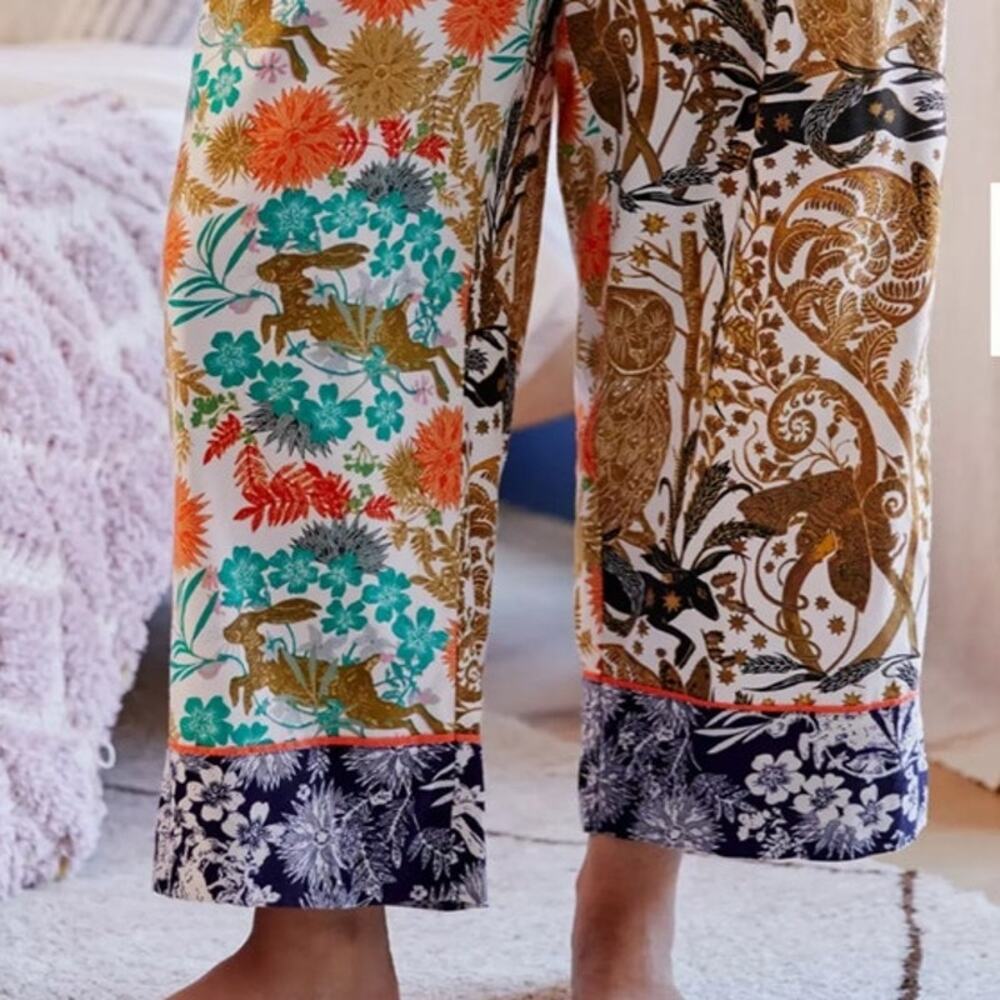 Anthropologie flannel sleep trousers size M - Picture 7 of 11